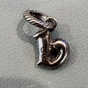 Brighton Alphabet Charm - B  (or D)